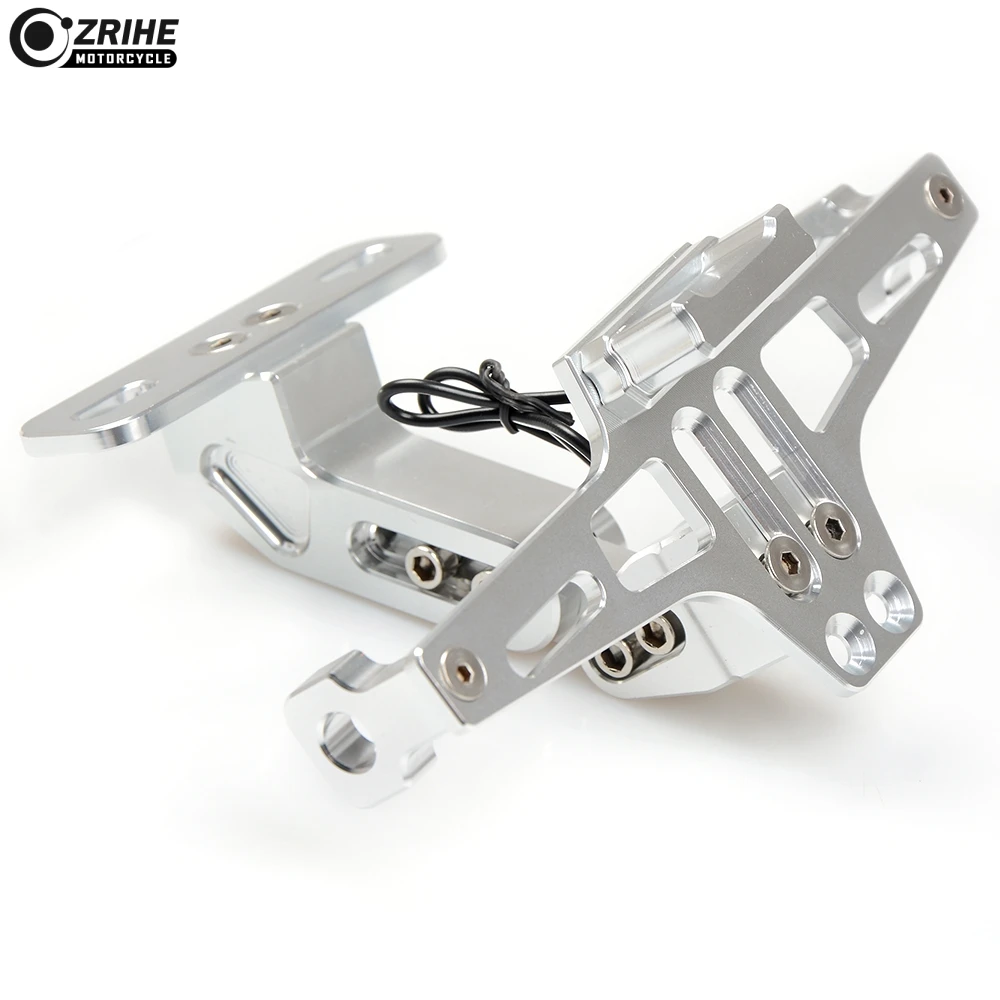 Кронштейн для номерного знака мотоцикла с подсветкой Yamaha yzf fz6 xj6 fazer FZ1 FZS 600 R3 R25