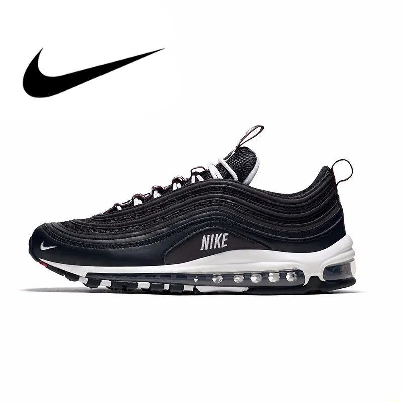 

Original NIKE AIR MAX 97 PREMIUM Men Running Shoes Sneakers Breathable Outdoor Sports Shoes Footwear 2019 New Designer 312834