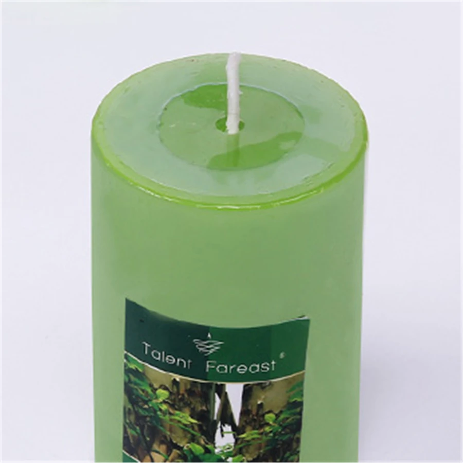 Smokeless Party Gift Pillar Candle Bougies Anniversaire Velas Home