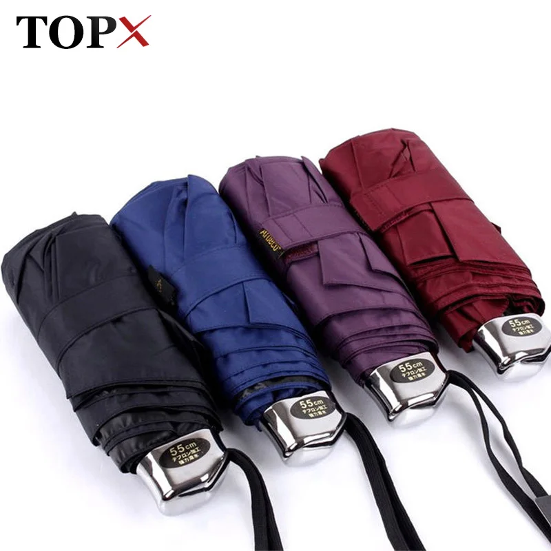 

TOPX Quality Life Mini Pocket Umbrella Men Rain Women Five Folding Couple Business Car Gifts Parapluie Sunny And Rainy Umbrellas