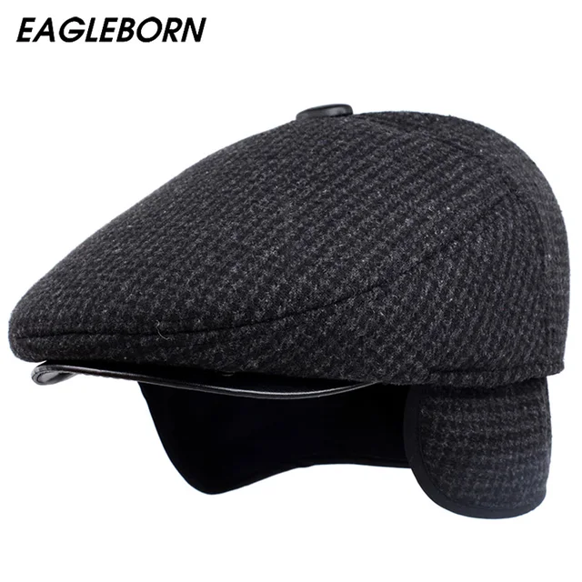Buy 2018 [EAGLEBORN] New Autumn Winter Mens Hats Beret