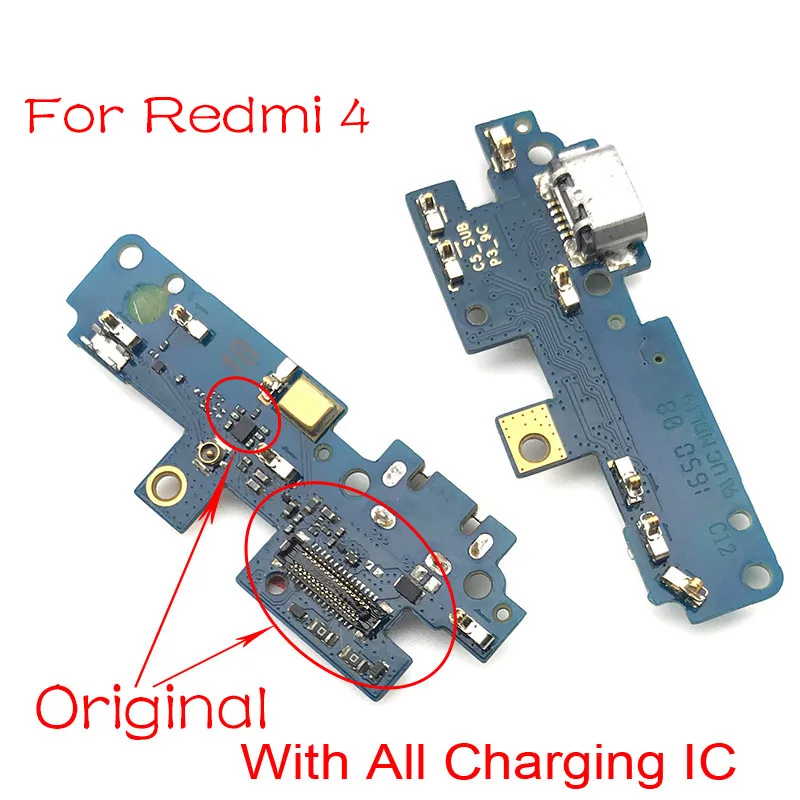 

1Pcs USB Charging Dock Port Charger Connector Mic Microphone Flex Ribbon Board For Xiaomi Redmi 4X 4 4A Pro 6 6A Part