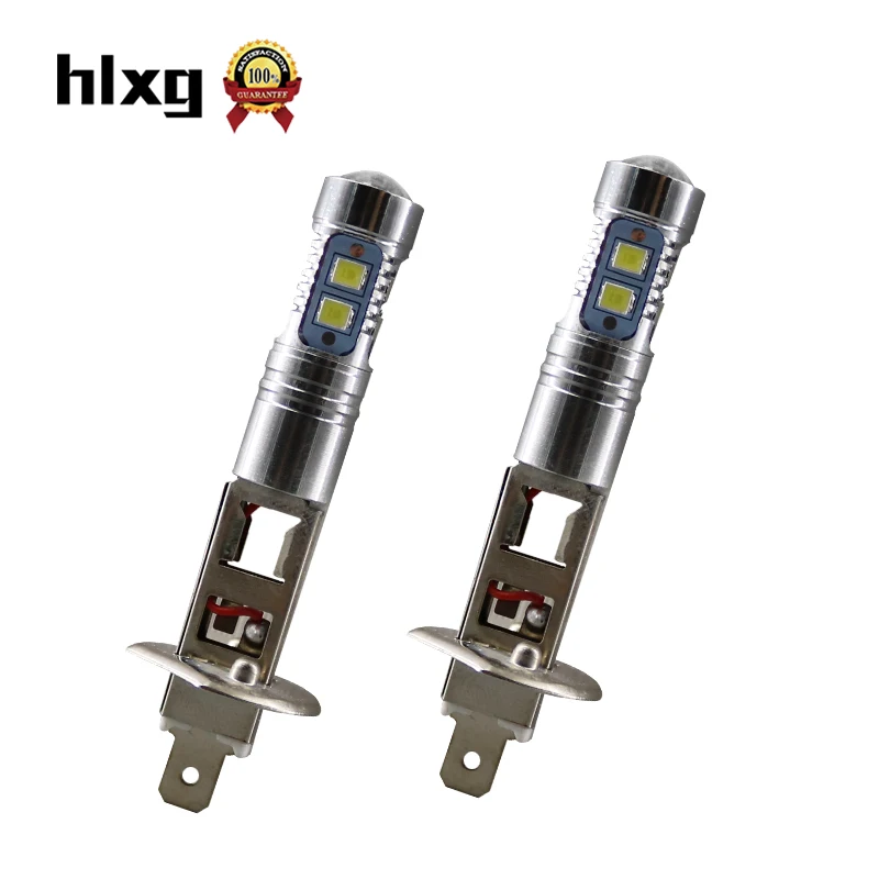 Luces led para auto Slim H1 светодиодные противотуманные фары с высоким низким диодом лампы