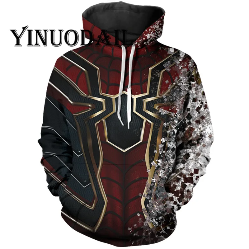 

Fans Made Superhero PS4 Spidey 3D Hoodies for Women & Men Clothes 2019 Sweat Homme Long Sleeve Cosplay