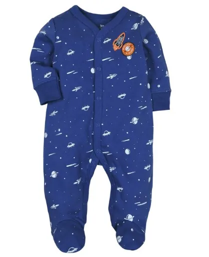 Orangemom/модные детские пижамы и одежда для сна для новорожденных; одежда для малышей; одежда для маленьких мальчиков; комбинезоны для девочек из хлопка; детские комбинезоны - Цвет: baijiaoyz