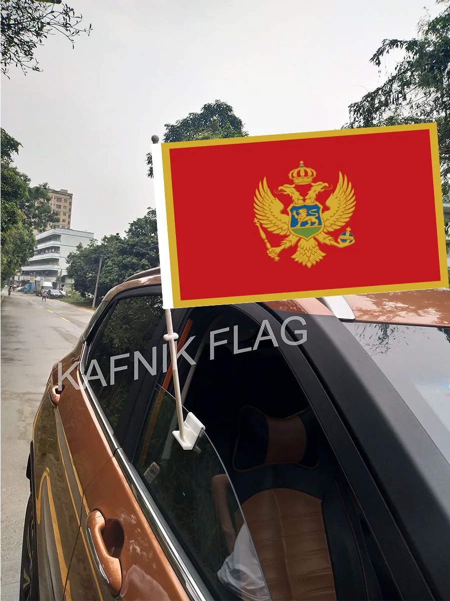 Kafnik, 30*45 см Черногория окна автомобиля флаги и растяжки странах по всему миру флаги на заказ с 43/52 см флагшток для украшения автомобиля