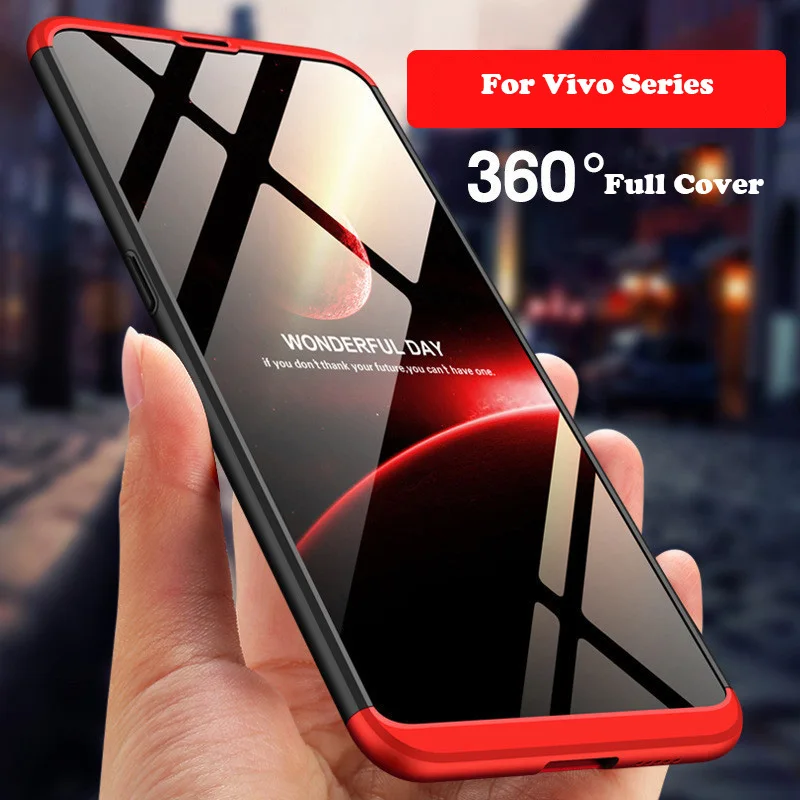 

Missbuy GKK Original Case 360 Full Protective Cover for Vivo Nex V9 Y85 Y67 V7 X9 X6 X7 X20 Plus X21 X21i Y83 X9S Plus Fundas