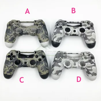 

E-house 5pcs for Playstation 4 PS4 JDM-011 Controller Customs Camo Camouflage Shell Case Cover Housing Shell Replacement