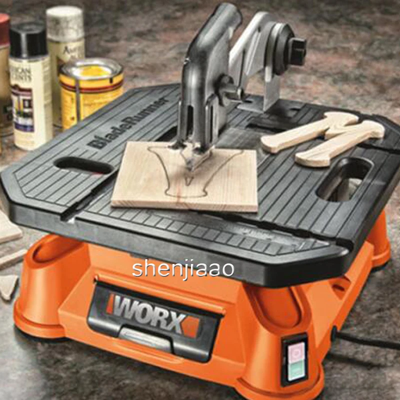 220V Multi-function Table Saw WX572 Jigsaw Chainsaw Cutting Machine Sawing Tools Woodworking 650W Domestic Power Tools Wood/PVC