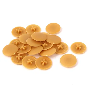 

UXCELL 20 Pcs Furniture Fittings 17mm Dia Plastic Phillips Screw Caps Covers Orange Black White
