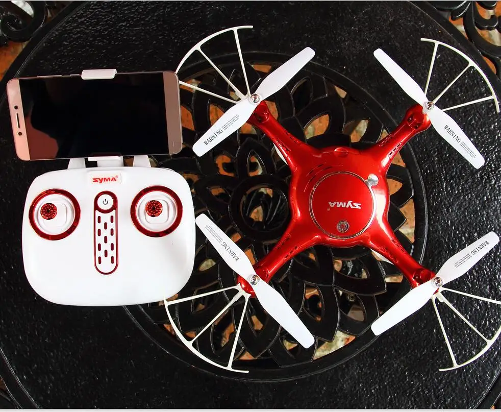 X5UW SYMA дрон игрушки квадрокоптер с камерой вертолет дроны квадрокоптеры против h66 имеет технологию просмотра первого лица(FPV