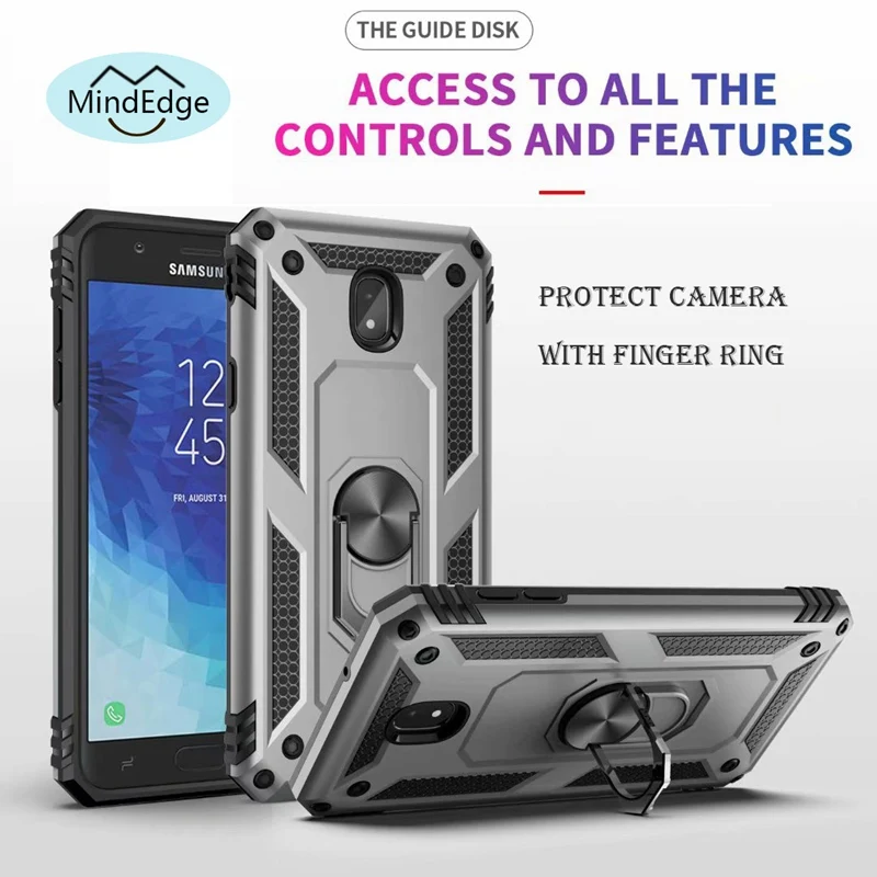 

Magnetic Adsorption Kickstand Case for Samsung Galaxy M10 M20 Case With Finger Ring Capa for Samsung Galaxy J4 J6 Plus 2018 Case