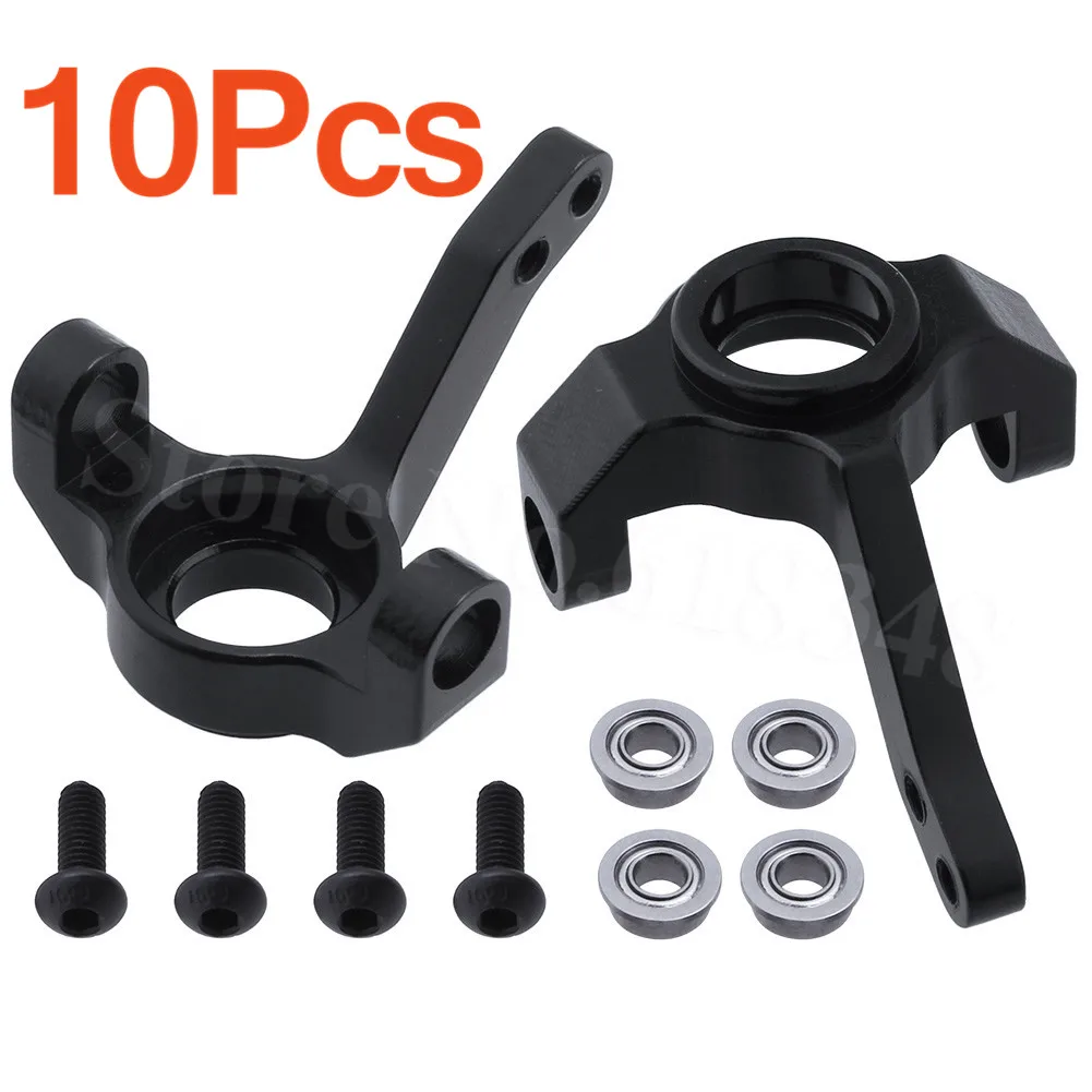 10Pcs Aluminum Knuckle (L/R) for 1/10 Axial SCX10 RC Rock Crawler Truck