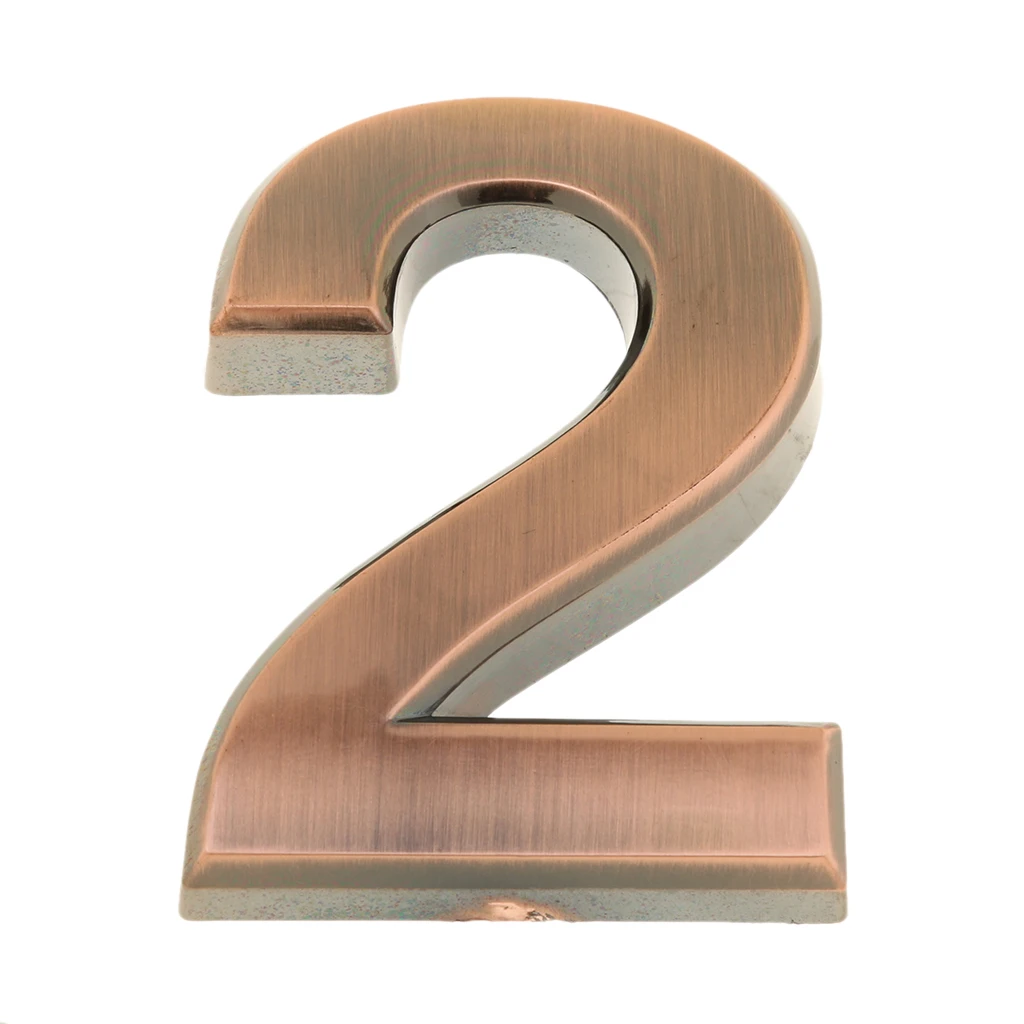 Door Number Room Plate Home Office Hotel Door Address Number 0--9 Signs, Vintage Style