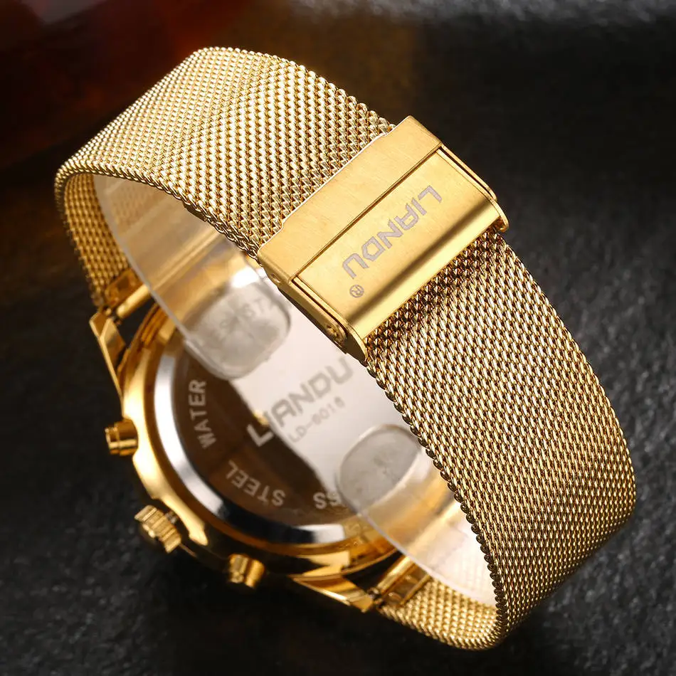 Zegarek Liandu Royal Oak złoty 9 7