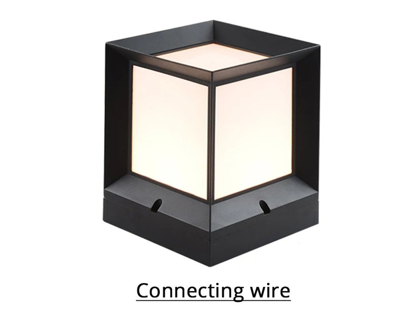 Preto à Prova Conduziu a Lâmpada de Iluminação do Jardim do Pátio ao ar Livre com Sensor para a Decoração do Assoalho Casa de Campo Nórdico Branco Água Solar Rua Ip44 d' 21 Nórdico IP44 Branco Preto À Prova D'
