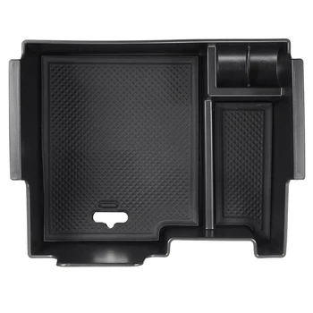 

Black Auto Car Armrest Storage Box Organizer For Ford Explorer 13-18 Console New