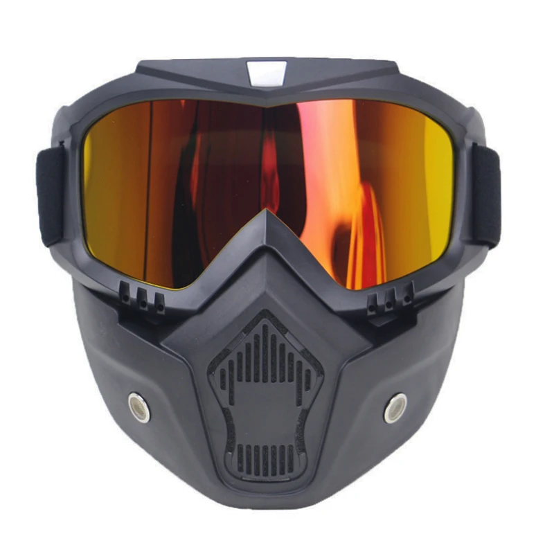 Новое поступление самых популярных съемный модульный маска защитные очки и фильтр для рта для мотоциклетный шлем мото Casco Capacete - Цвет: a6