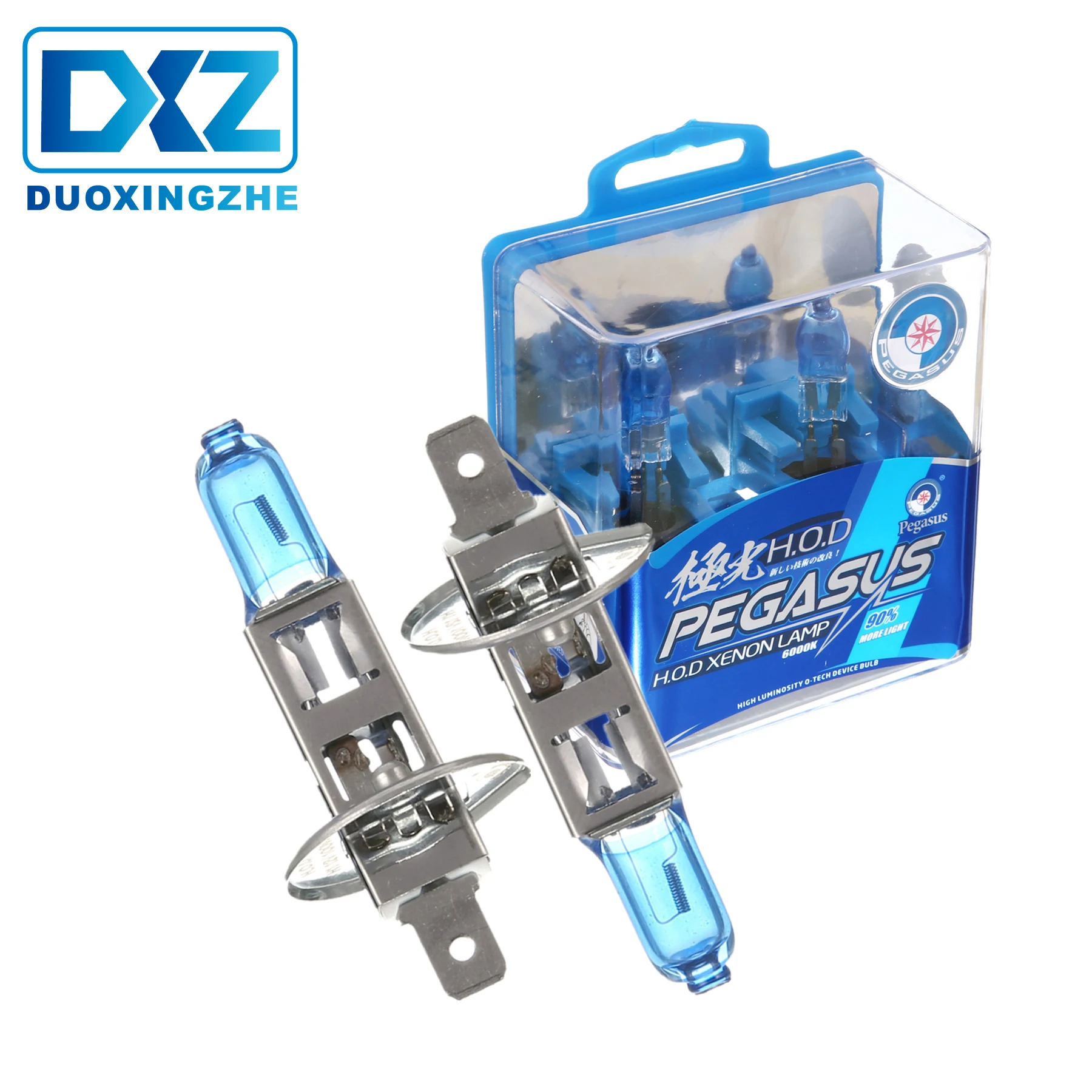 

DXZ 2PCS H1 100W 6000K/2800K Car HOD White Yellow/Gold Halogen Light Source Bulbs Auto Headlight Lamp Automobile Fog Light Bulbs