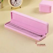 100 шт./лот южнокорейская High-end шкатулка коробка ткани кулон браслет Box длинная цепь Box с завода-изготовителя