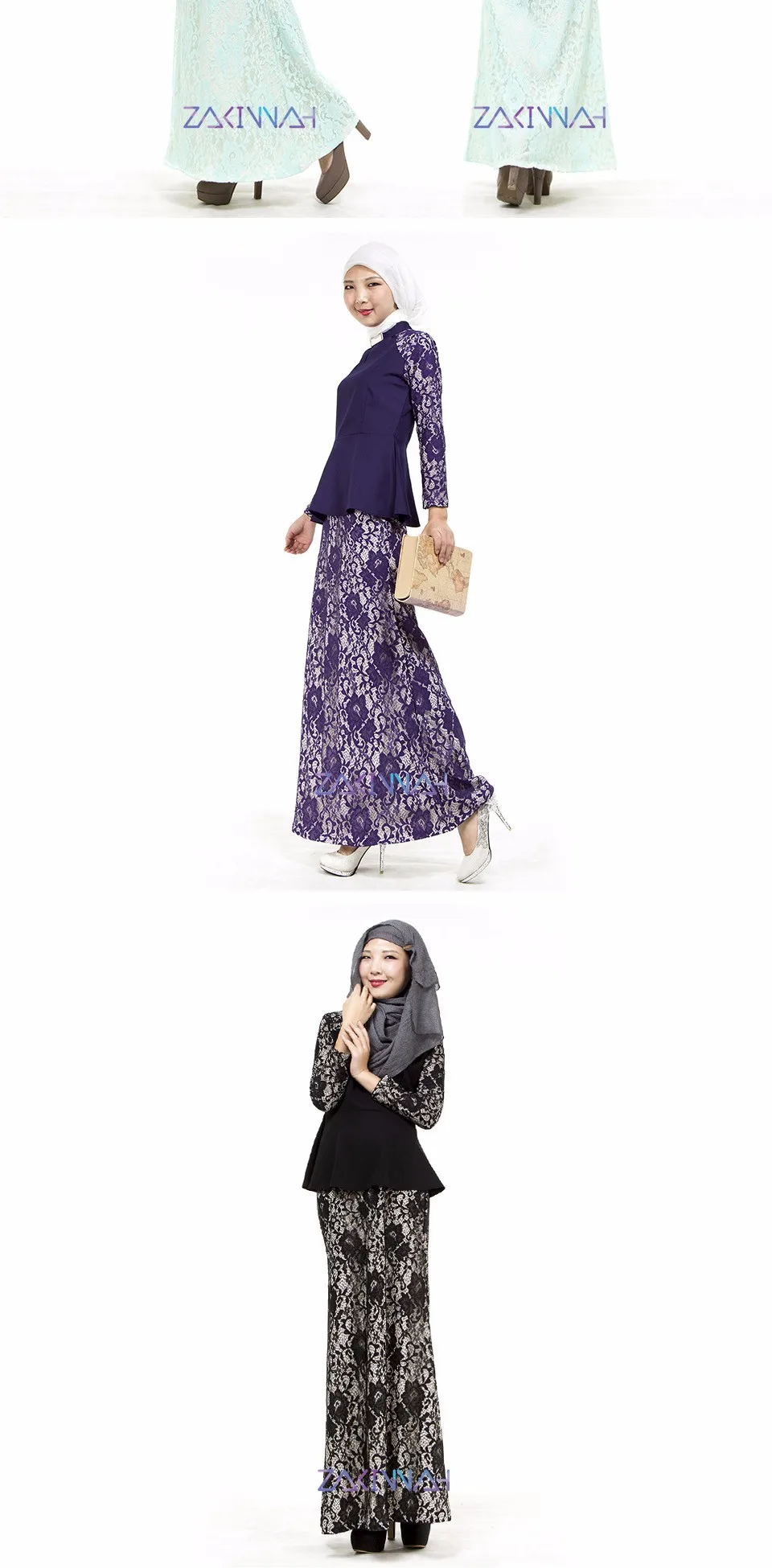 029 подходит комплект из двух предметов, костюм, накидка, Восточный халат высокого качества Турция Малайзия Исламская, молитвенная платье Абая, для мусульман женское открытое Кружевное Платье картинки