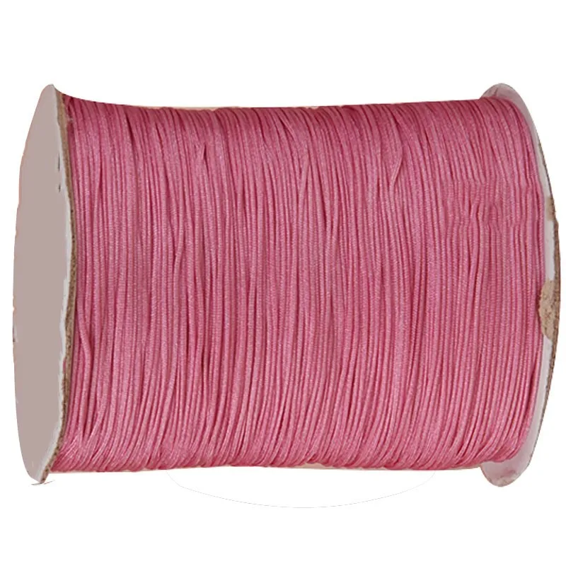 Buy 1mm LT Mauve Rattail Satin Braid Nylon Cord