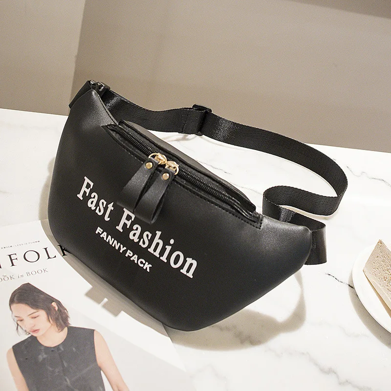 Новая поясная сумка, набедренная сумка, модная сумка для мобильного телефона, сумка на грудь, Курьерская сумка, кошелек, сумка на пояс - Цвет: black