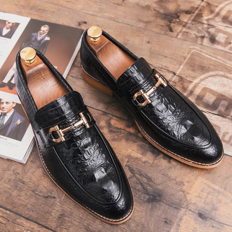 designe snake skin formal leather men shoes italian luxury brand evening party male footwear dress wedding brogue oxford for men (23)
