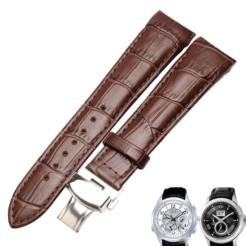 Ремешок WENTULA Citizen для часов BL9002 BL9007 BL9000 из телячьей кожи ремешок натуральной