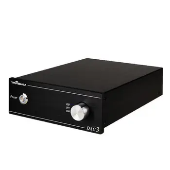 

Trasam DAC-3 HiFi 2.0 Digital Audio Decoder/Headphone Amplifier Input USB/Coaxial/Optical 24Bit/192KHz XMOS+PCM1794A+LME49720HA