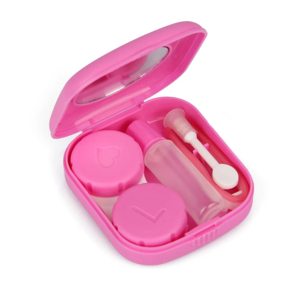 Pocket Size Mini Contact Lens Lenses Travel Kit Case Box Holder Rosyin