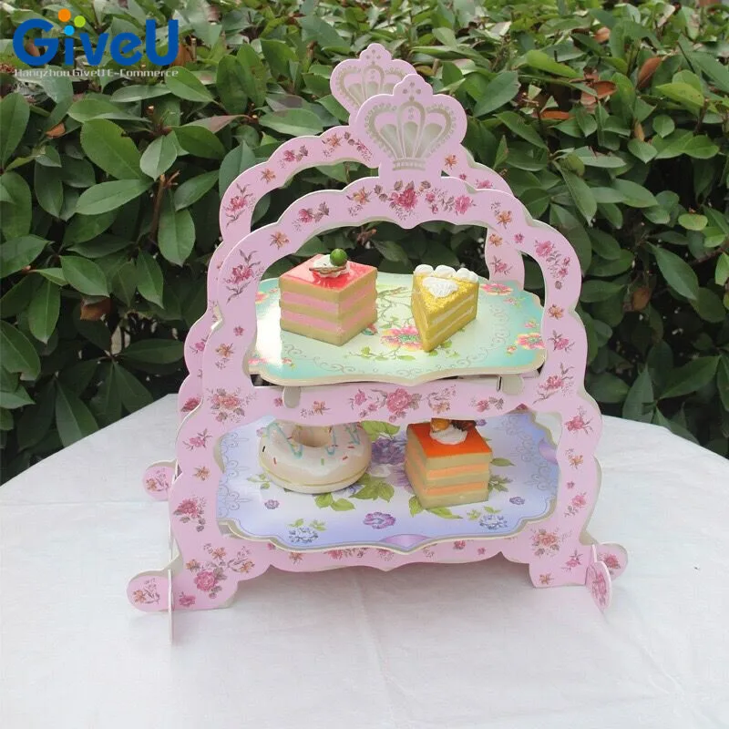 Buy GiveU New Beautiful Flowers Baskets Cake Rack