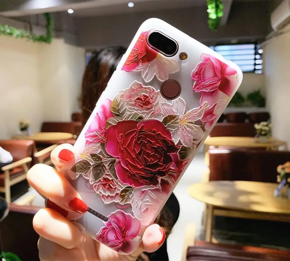 Для Xiaomi Redmi 6 Чехол инновационный окрашенный ТПУ силиконовый мягкий край все