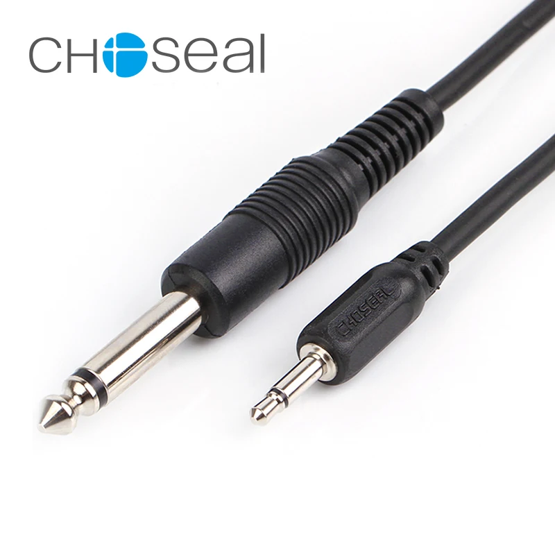 Choseal 30th anniversary QS6712 3 5 мм Джек до 6 35 адаптер Aux кабель стерео для микшера усилитель CD