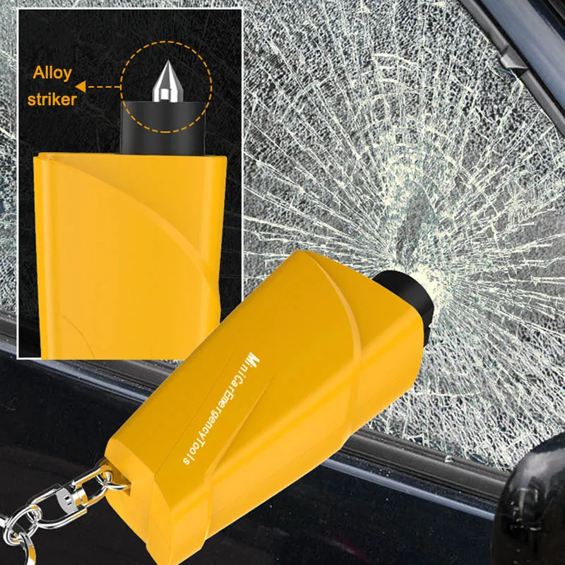 Многофункциональный для автомобильных стекол выключатель ABS Emergecy спасательный инструмент с брелок NR