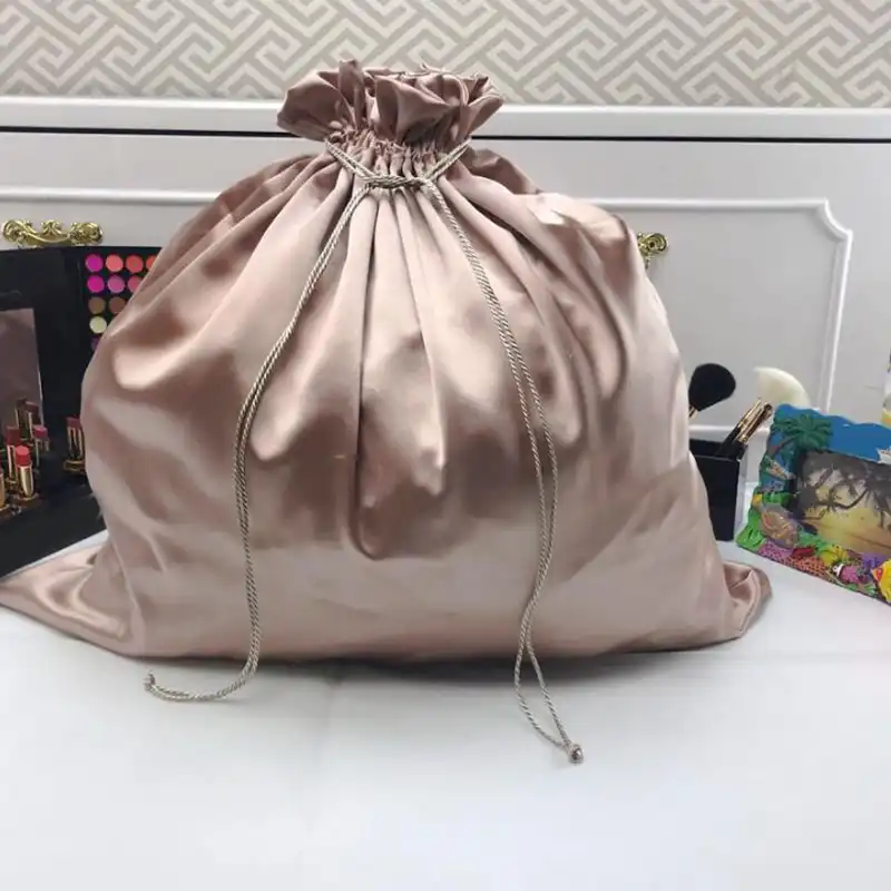 20pcs Custom Logo Packaging Bags Dust For Shoes Packet Cosmetics Underware Hair Satin Bag Make Up Size