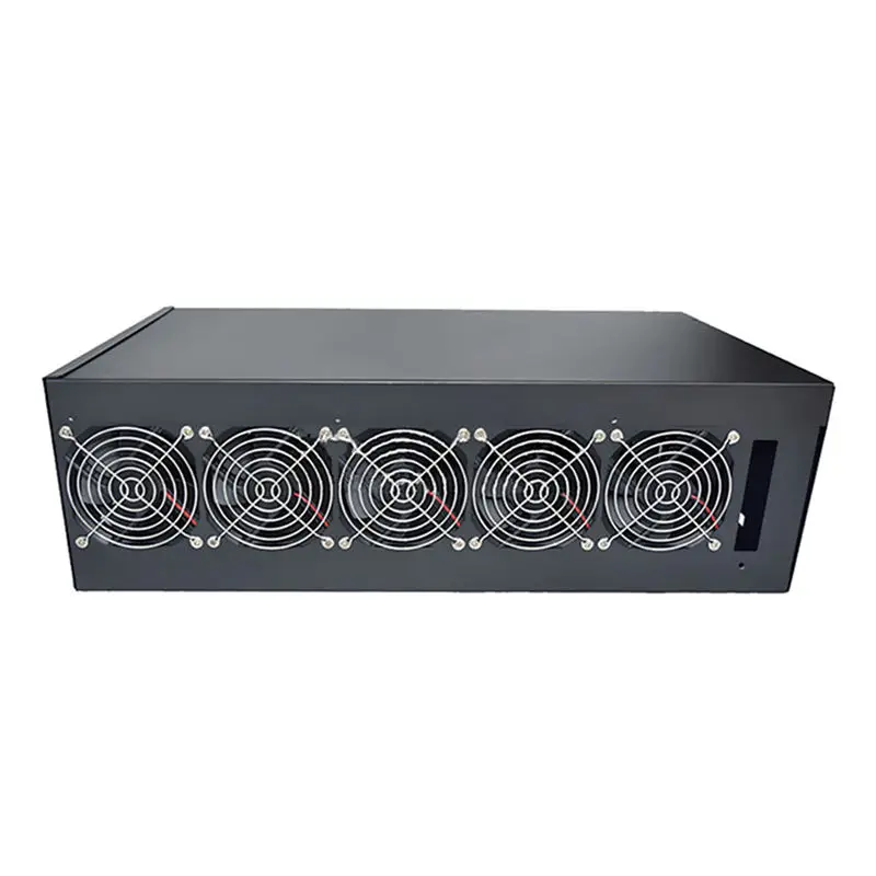 Open Air DIY 9GPU Crypto Coin Mining Server Frame Rig Graphics Case + 10 Fans for ATX Computer Mining Case Frame Server Chassis Open Air DIY 9GPU Crypto Coin Mining Server Frame Rig Graphics Case + 10 Fans for ATX Computer Mining Case Frame Server Chassis