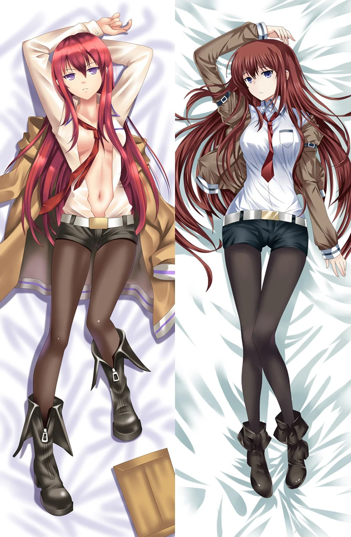 Обновление июня аниме Steins Гейт сексуальная девушка персонажи Makise Kurisu otaku Dakimakura