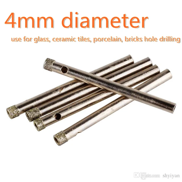 20pcs Lot 4mm Mini Diamond Electroplated Drill Bit Gl Ceramic 20pcs Lot 4mm Mini Diamond Electroplated Drill Bit Gl Ceramic Tile Porcelain Round Hole Saw
