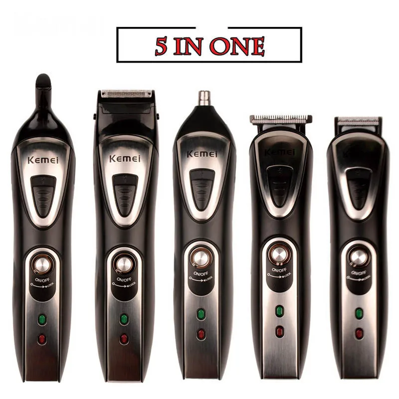 Kemei Original  7 in 1 Electric Shavers Razor Nose Ear Hair Trimmer Men Shaving Machine Rechargeable Hair Clipper