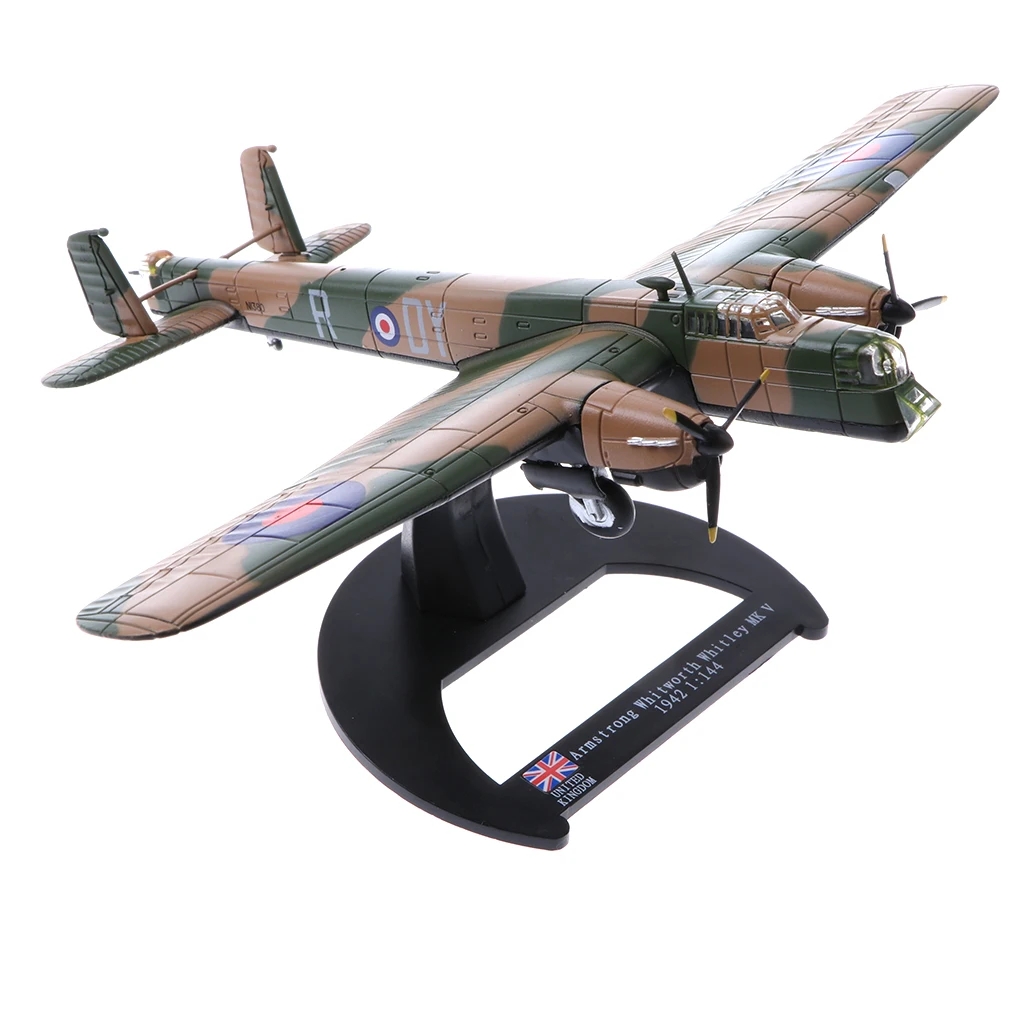 

1:144 Scale Armstrong Whitworth Whitley MK V 1942 Aircraft Diecast Destroyer Model Toy