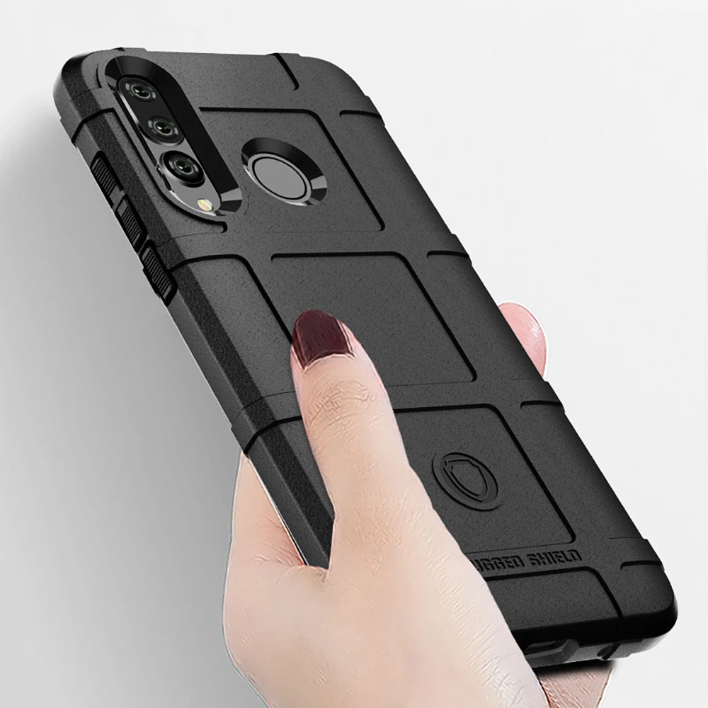 

Soft Heavy Case For Huawei Nova 4 Cases Silicone Shield Protective Cover Coque for Huawei Nova 4 Nova4 Bumper Funda Capa