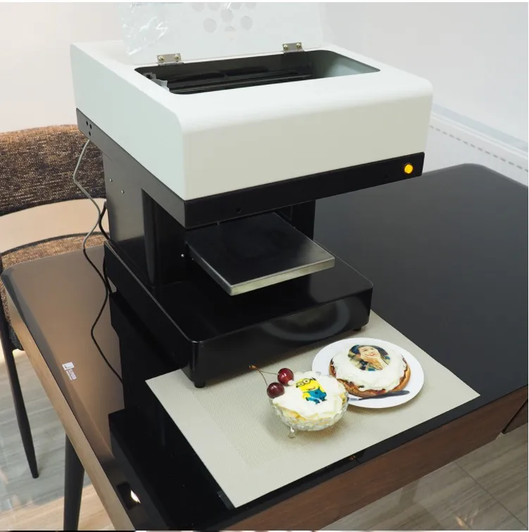4 Cups Portable Edible Coffee Cake Printer Machine With Edible Ink And Tablet Printers