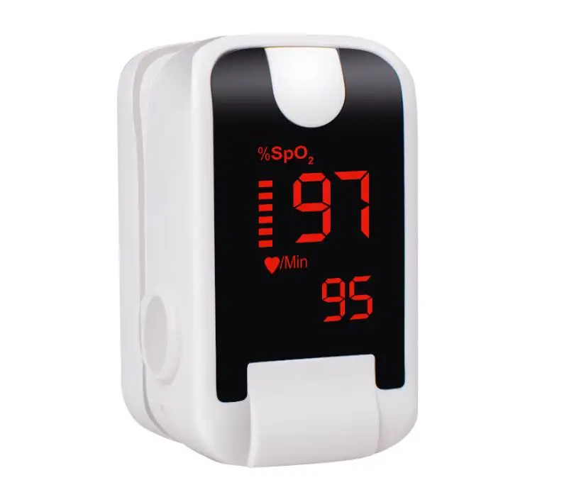 Oximetro De Dedo Finger Pulse Oximeter Blood Oxygen Saturometro SPO2 PR Oxymeter De Pulso Portable Saturator Pulsioximetro - Цвет: White