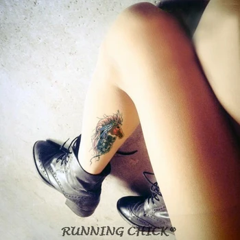 

Small tattoo color horse print pantyhoses wholesales