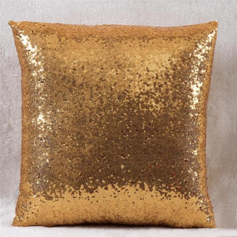 Solid Color Glitter Sequins Throw Pillow Case Cafe Home Decor Cushion Covers 15