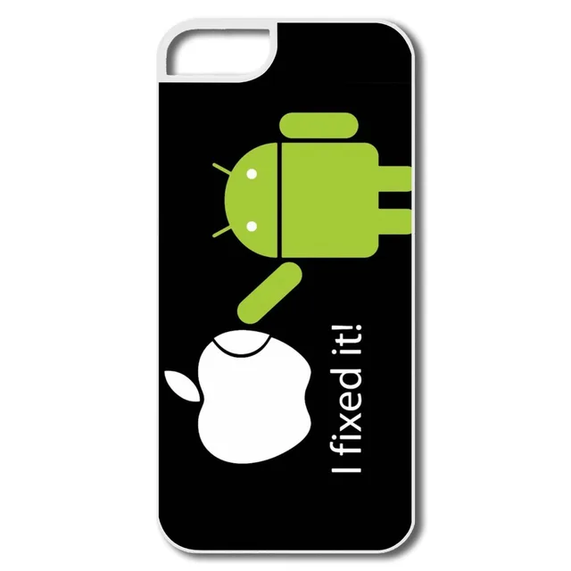 High Quality Hard Case Android Robot Fix Logo Custom For Iphone Cover 5s Accept Your Own Logos Android Amd Android Freescaleandroid Aliexpress