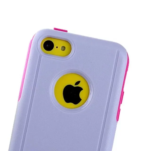 DHL 2 в 1 пластик+ ТПУ чехол для iphone 5C, Жесткий Чехол для iphone 5C ударопрочный чехол pc+ tpu чехол 100 шт/партия