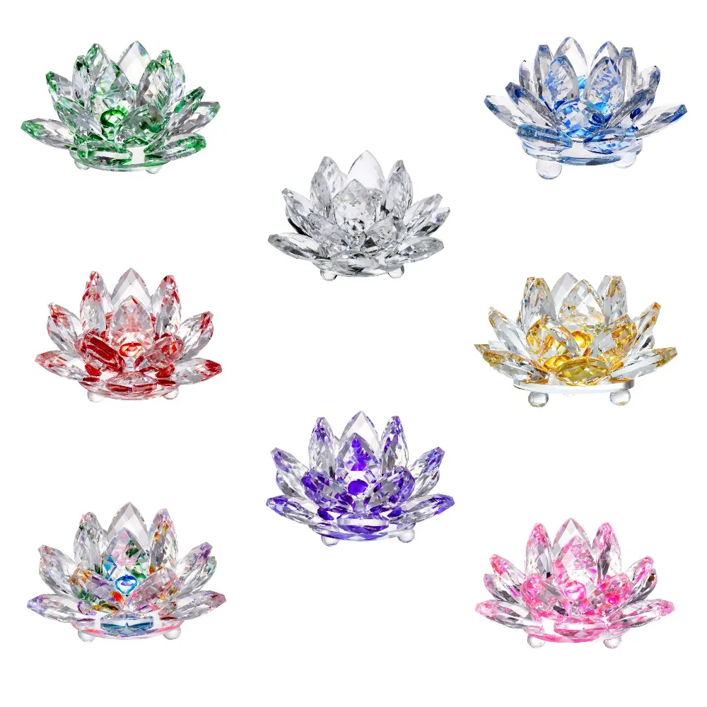 

60pcs Mini K9 Crystal Lotus Flower