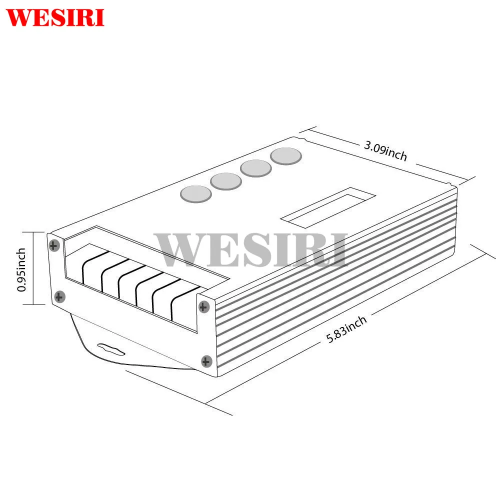 Wisiri TC420 Программируемый RGB светодиодный контроллер Диммер 12 В/24 В 5 каналов общий выход 20A общий анод для RGB светодиодный свет